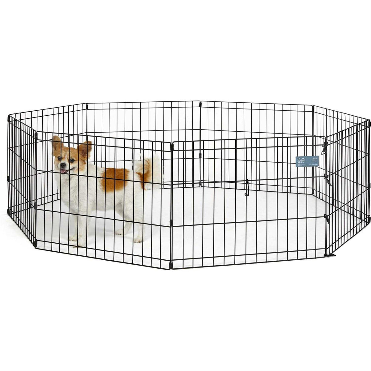 Black 18-Inch Dog Exercise Pen & Playpen Q10931