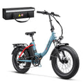 750W Folding Electric Bike 48V 15Ah Fat Tire Q80432