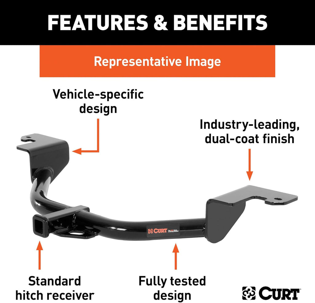 Class 1 Trailer Hitch with Ball Mount, 1-1/4-In Receiver Z376500