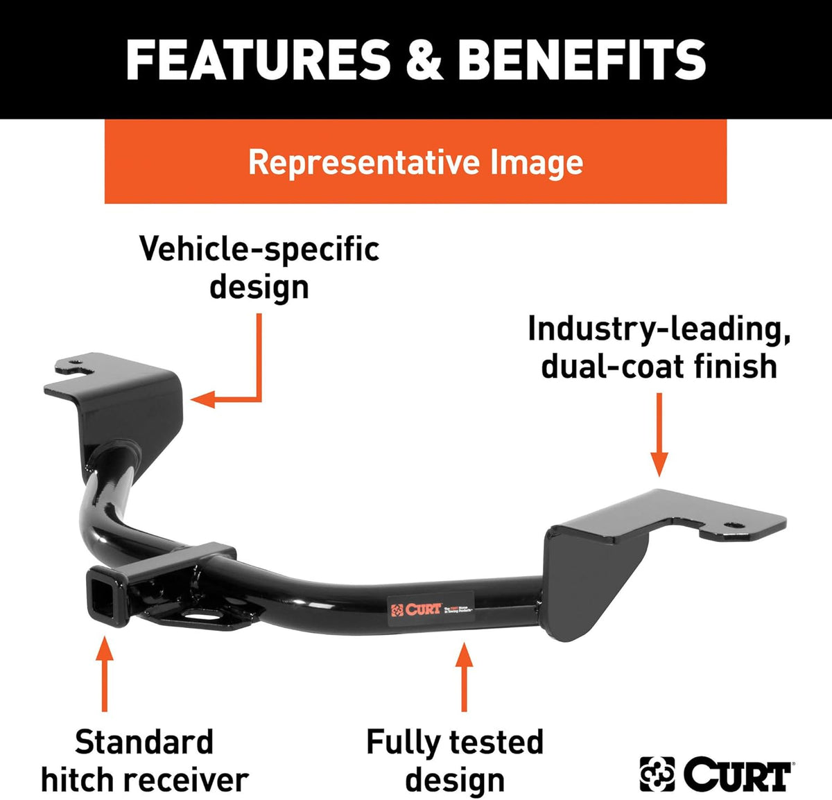 Class 1 Trailer Hitch with Ball Mount, 1-1/4-In Receiver Z376500
