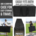 Green Checkered Cornhole Set with Carrying Case J1356