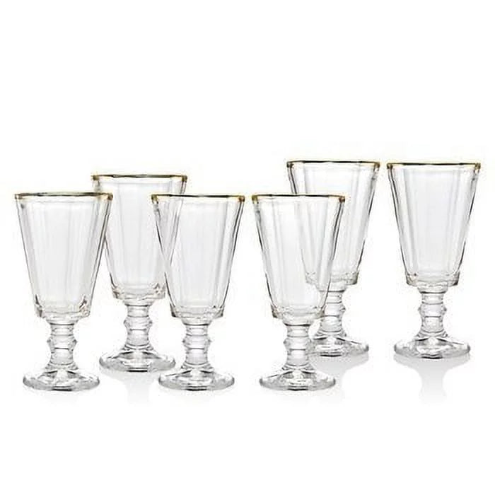 2 oz Gold Band Shot Glasses Set of 6 D331856