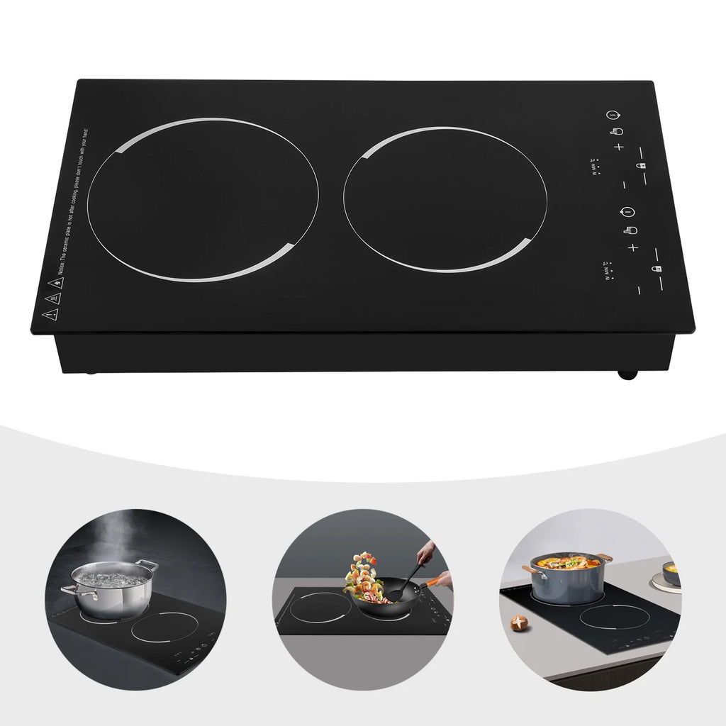 Double Induction Cooktop with 2 Burner Independent Control N47142