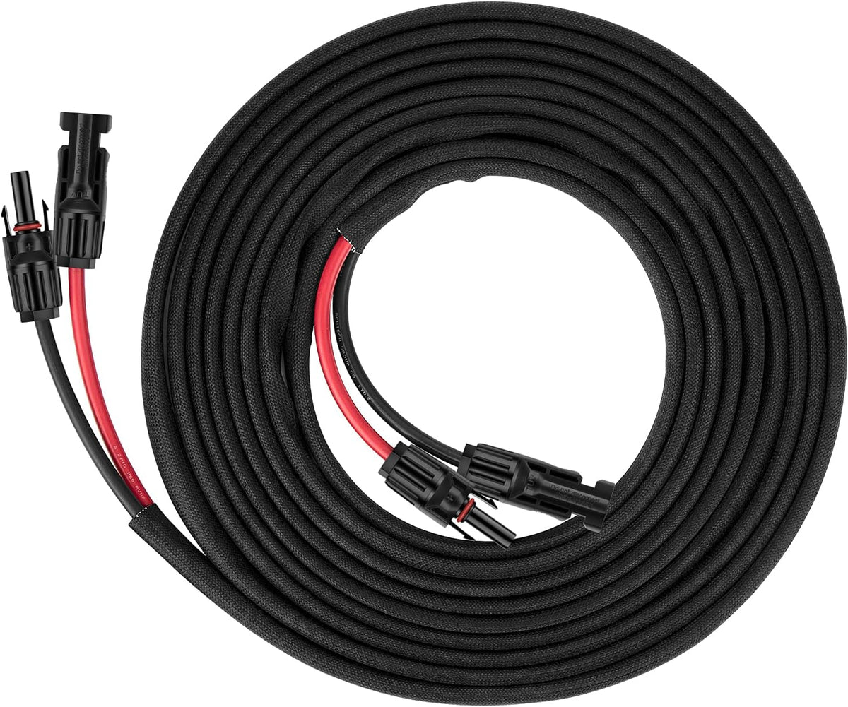 10FT 10AWG Solar Panel Extension Cable with Female and Male Connector S414