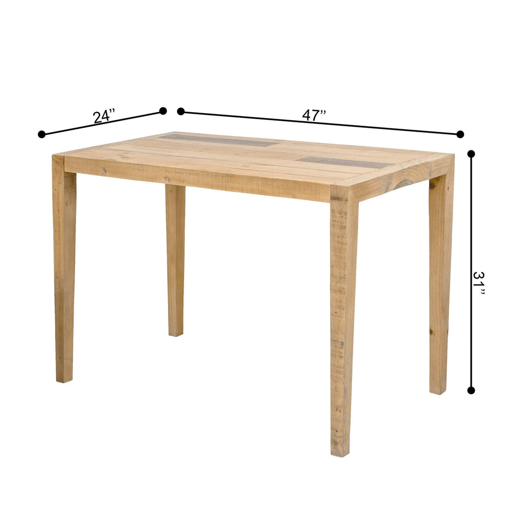Grey Reclaimed Wood Writing Desk and Filing Cabinet Y216
