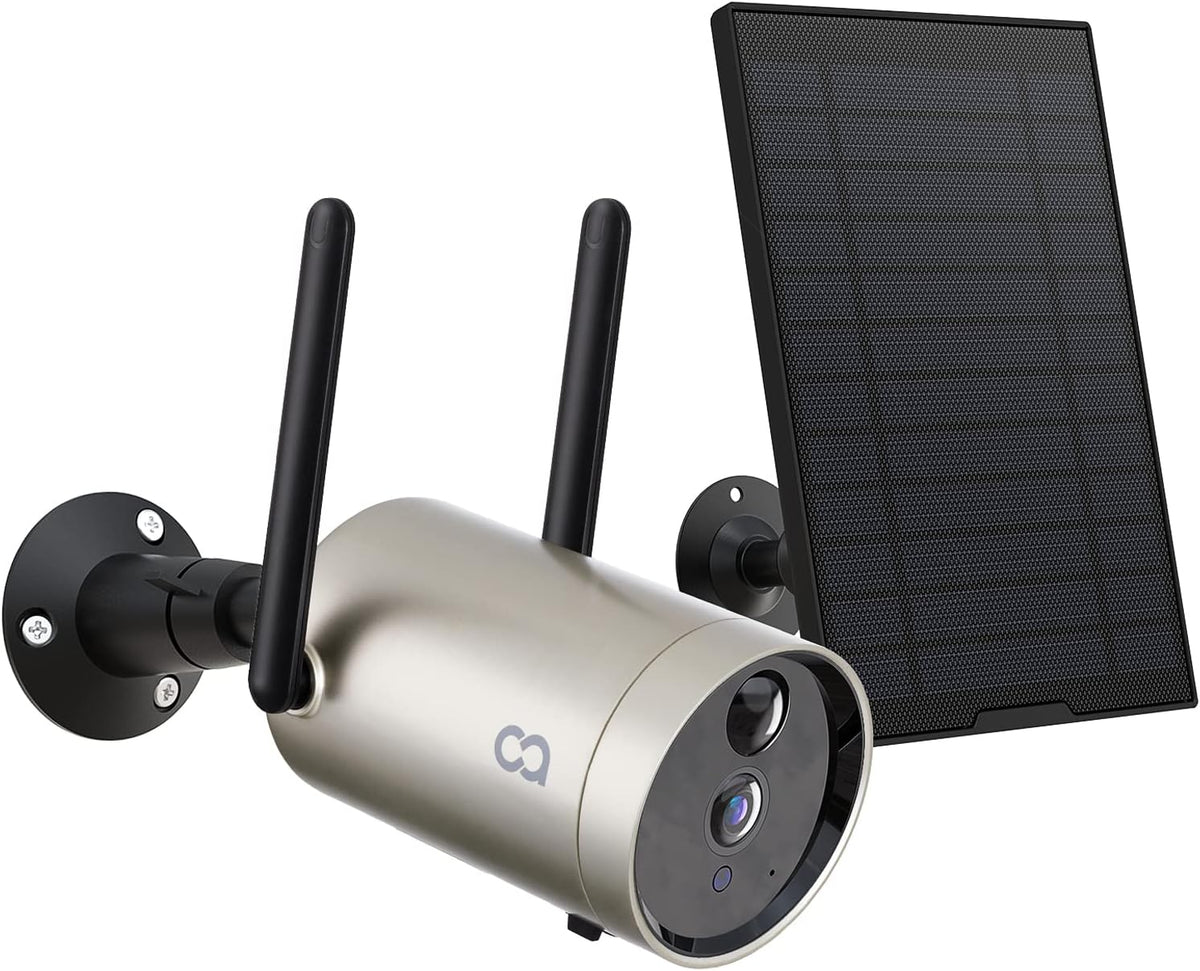 Wireless Rechargeable Battery Powered Outdoor Security Camera with Motion Sensor, 1080P, IP66, Two Way Audio F5387