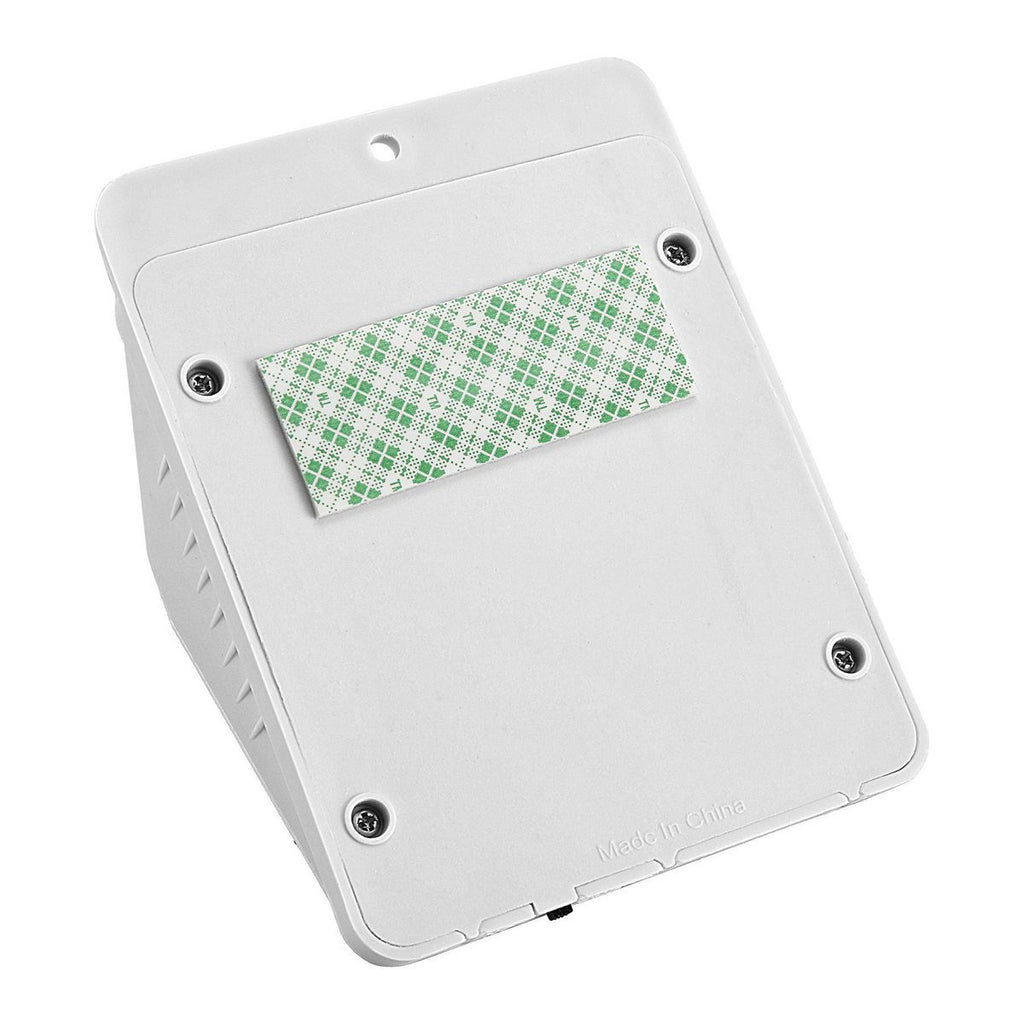 White Solar Wall-Mount Security Light E704