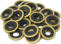 Oxygen Regulator Brass Yoke Washer Seals Pack of 25 O377482