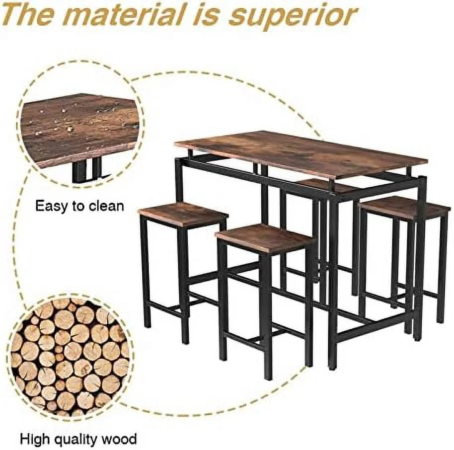 Dining Table Set for 4 5 Piece L5131