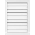PVC Gable Vent with Brickmould M17363