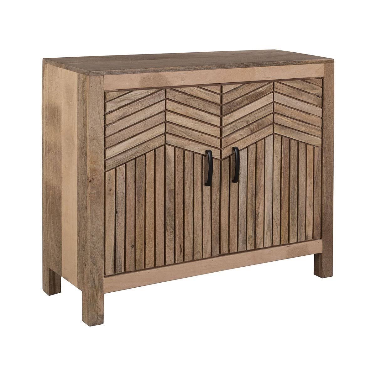 34 inch 2 Door Cabinet Natural Y2318