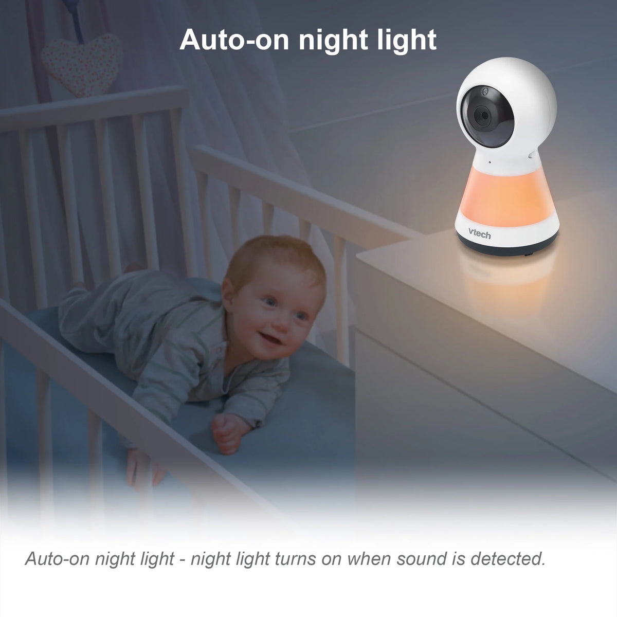 2 Camera 5" Video Baby Monitor with Pan Scan and Night Light Z118191