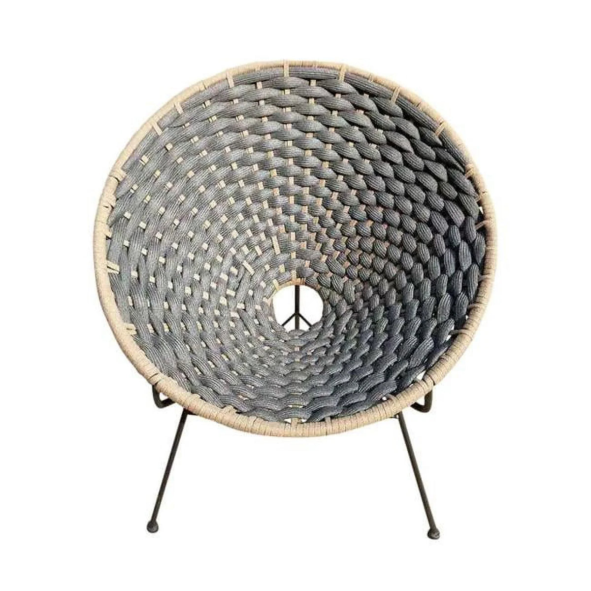 Grey Lounge Chair D7049