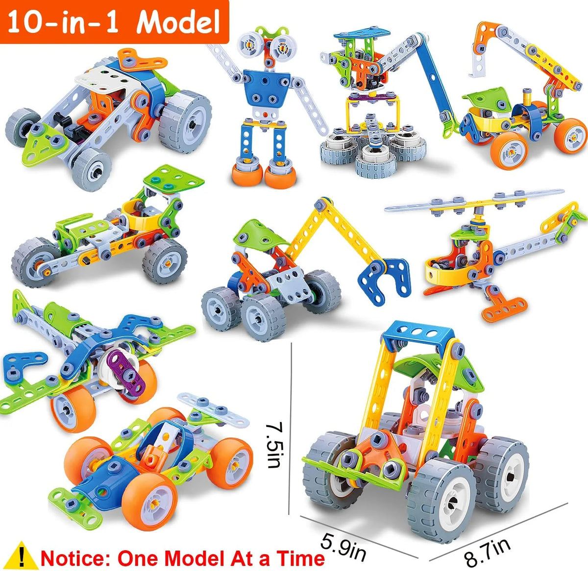 167 Pieces STEM Toy Building Blocks Set T859805