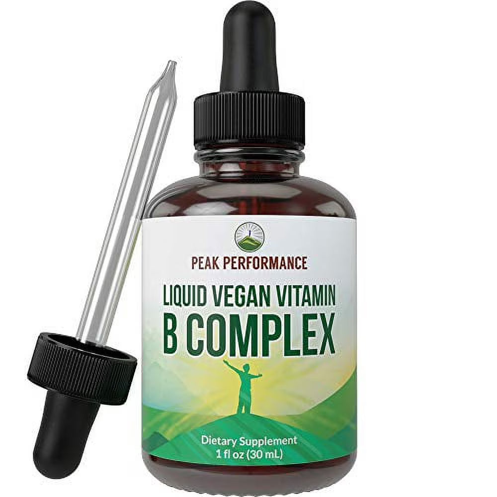 Vegan B Complex Liquid Drops Supplement I935