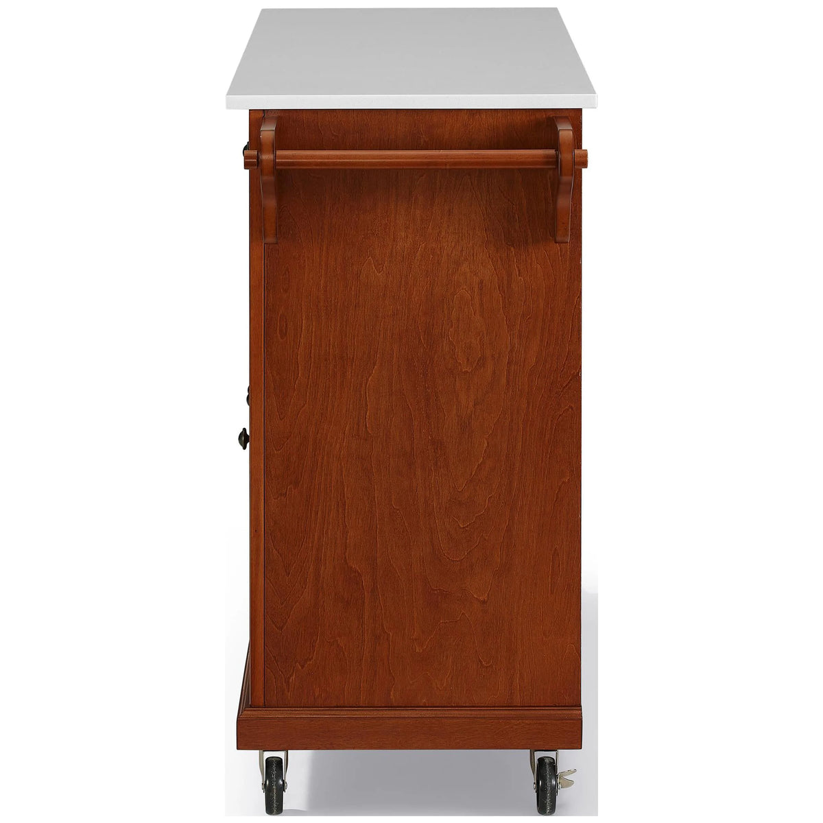 Wood Granite Top Kitchen Cart T350