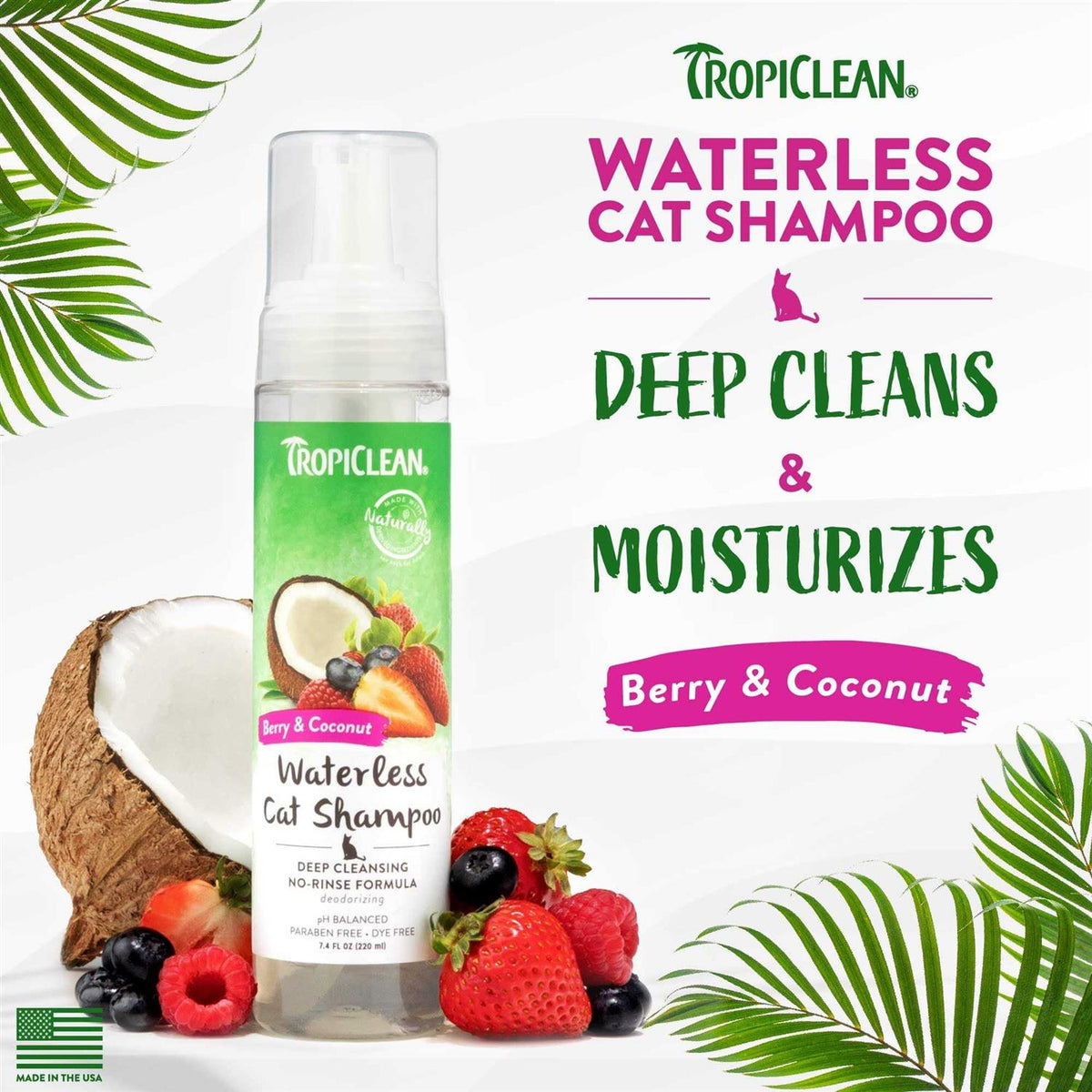 Waterless Deep Cleaning Cat Shampoo U9426