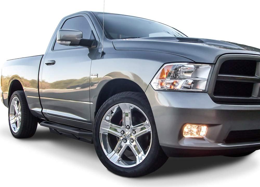 Aluminum Running Boards for Dodge Ram 1500 2009-2018 Regular Cab & Ram 2500 3500 2010-2021 K968
