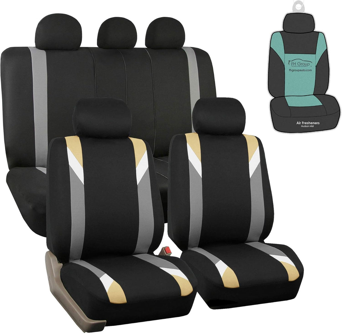 Gray/Black Seat Covers P417