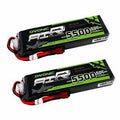 2x 5500mAh 50C 3S 11.1V Lipo Battery Deans R173634
