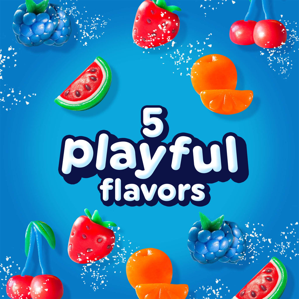 Soft Filled Bites Candy, Assorted Flavors, 6Oz Bag, Box Of 12 Bags Q75641