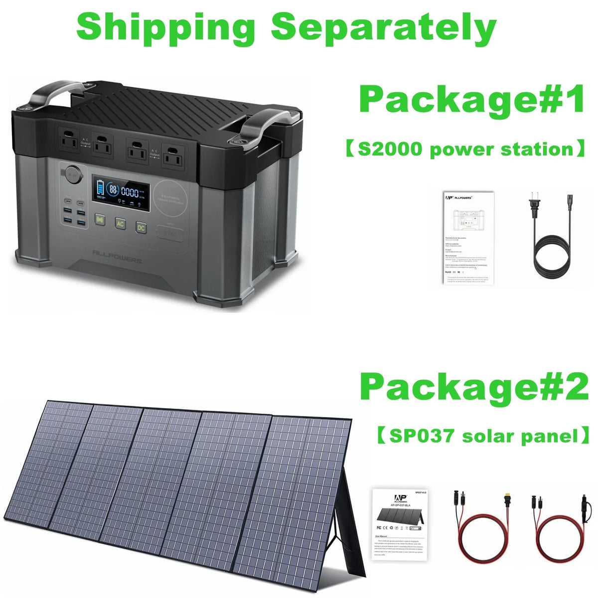 2000W 1500Wh Portable Power Station with 4 AC Outlets E3915