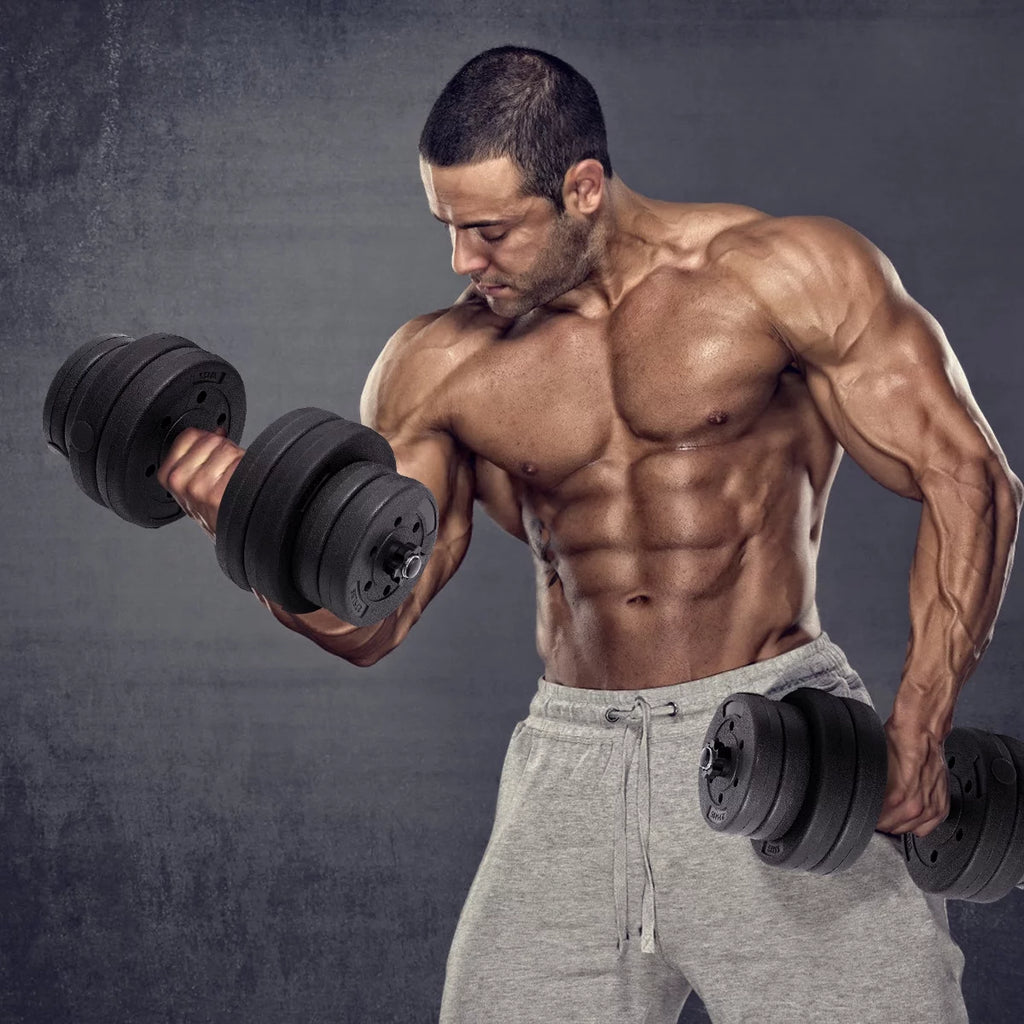 66 LB Dumbbell Weight Set with 16 Adjustable Plates V820079