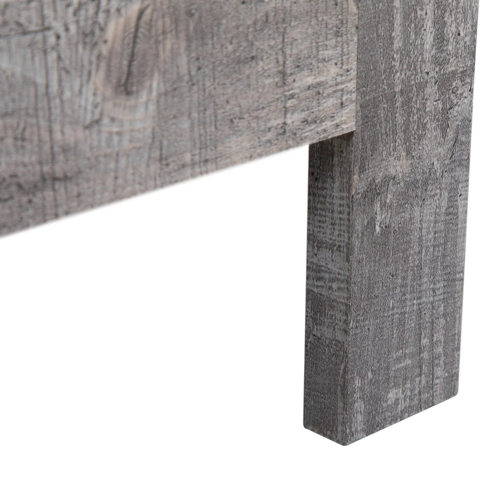 Gray Night Stand with Storage and Door L1151