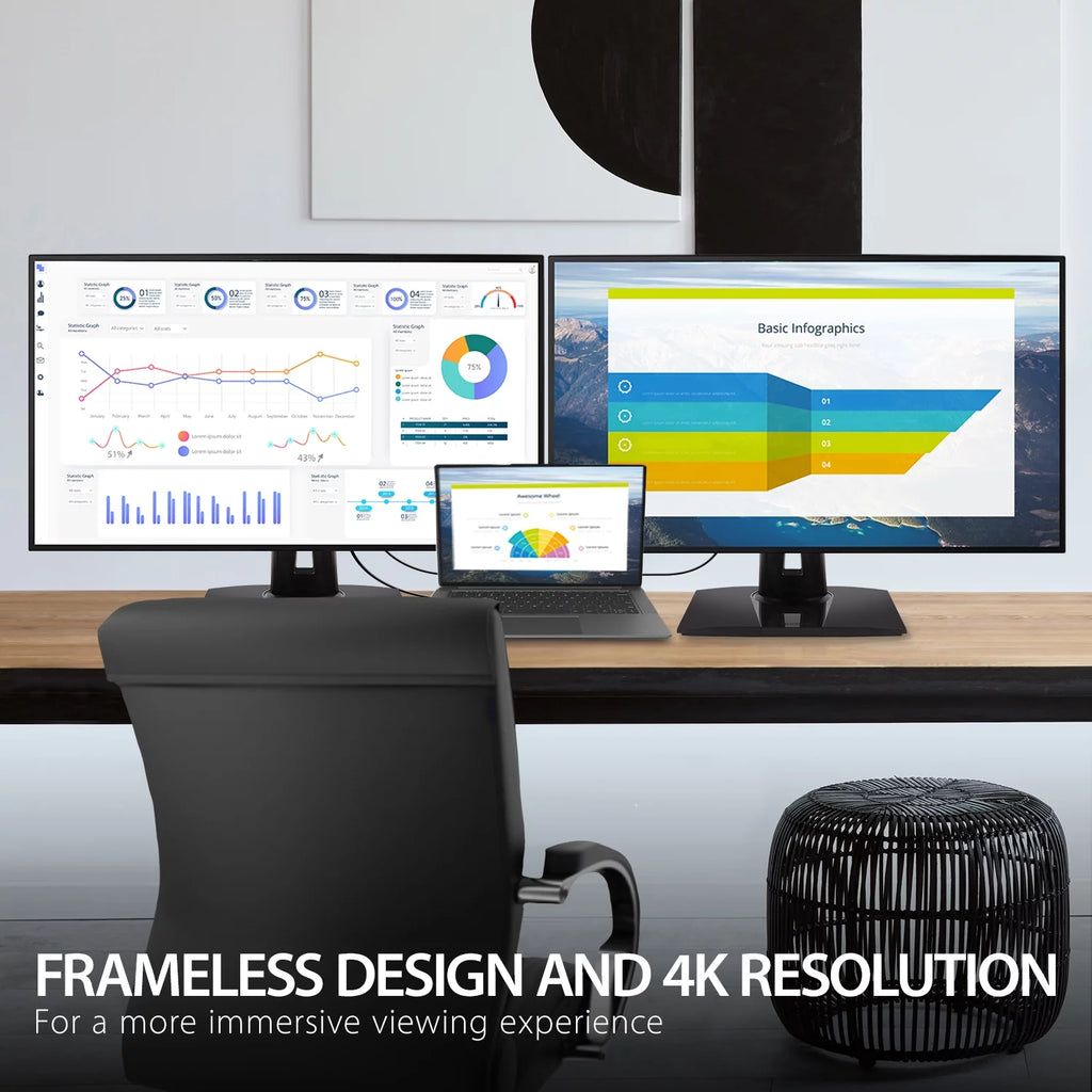 32 Inch IPS 4K Monitor with USB C P668