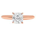 18K Rose Gold Solitaire Engagement Ring size 3.5 B6717