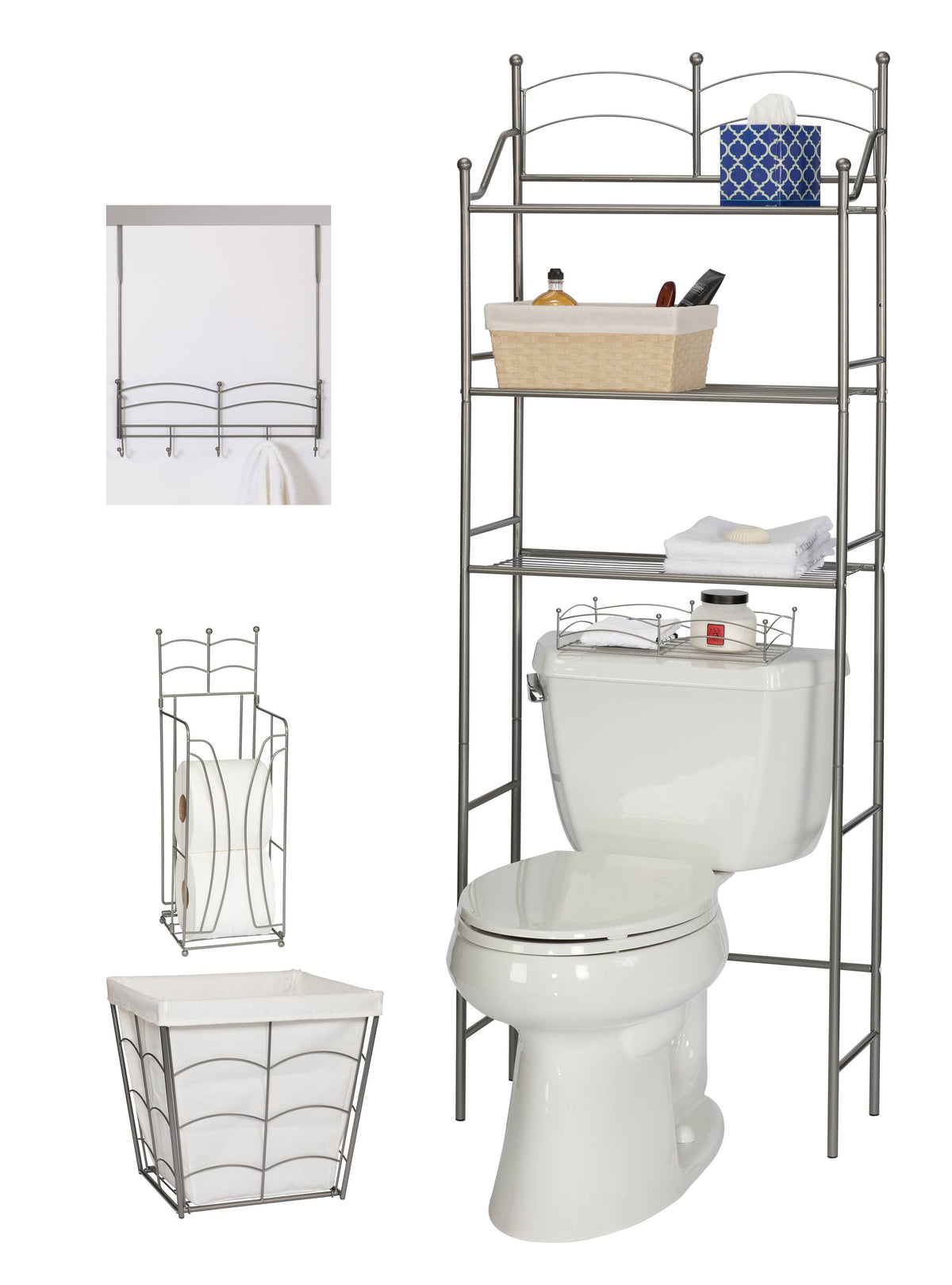 5pc Bath Set Satin Nickel J837130