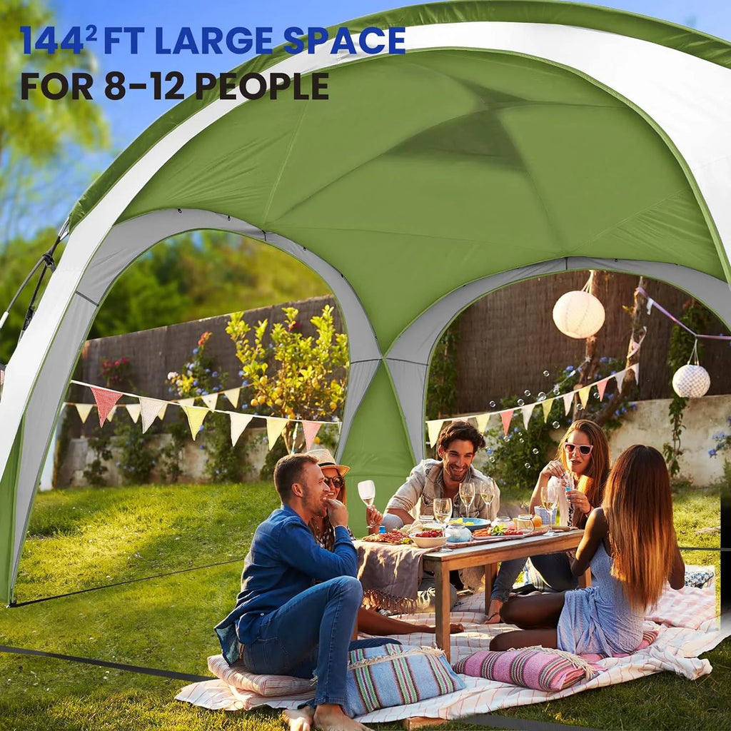 12 X 12ft Pop Up Canopy Tent with Side Wall I647943