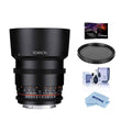 85mm T1.5 Cine Lens for Micro Four Thirds with 72mm Variable Neutral Density Filter J951395