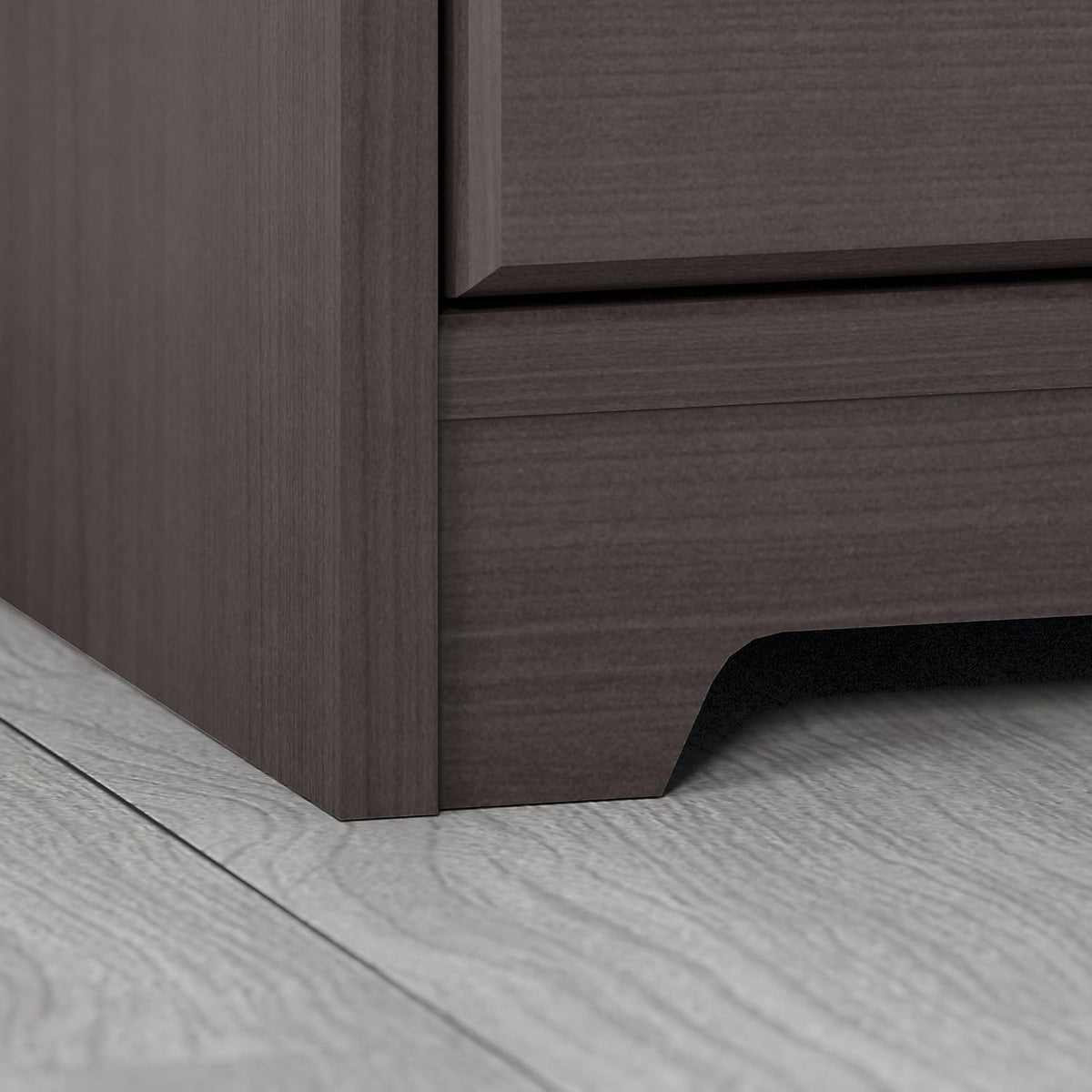 2 Drawer Lateral File Cabinet Heather Gray B937378
