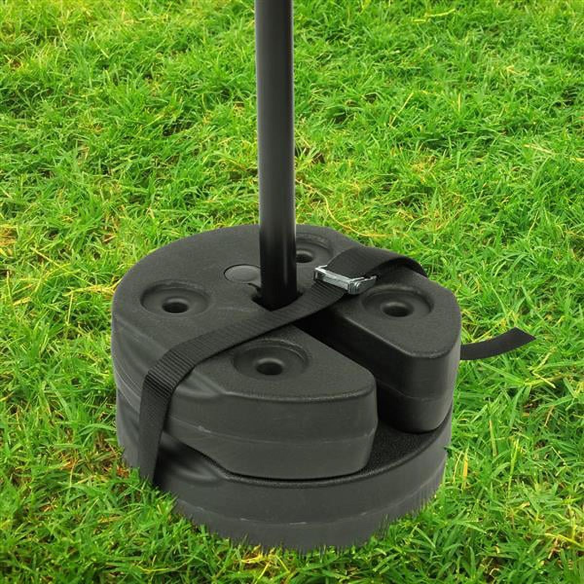 6pcs Canopy Water Fillable Weight Plates Black F4541
