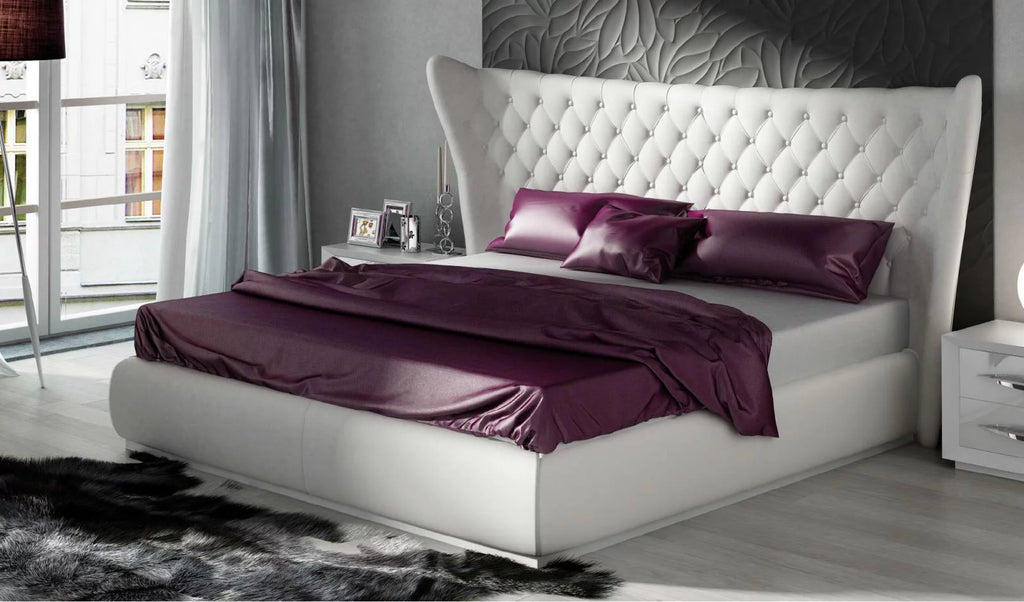Queen Eco-Leather Bed Q644554