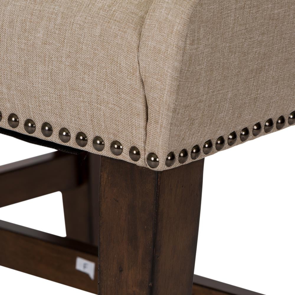 Set of 2 Medium Brown Dining Chairs B50624
