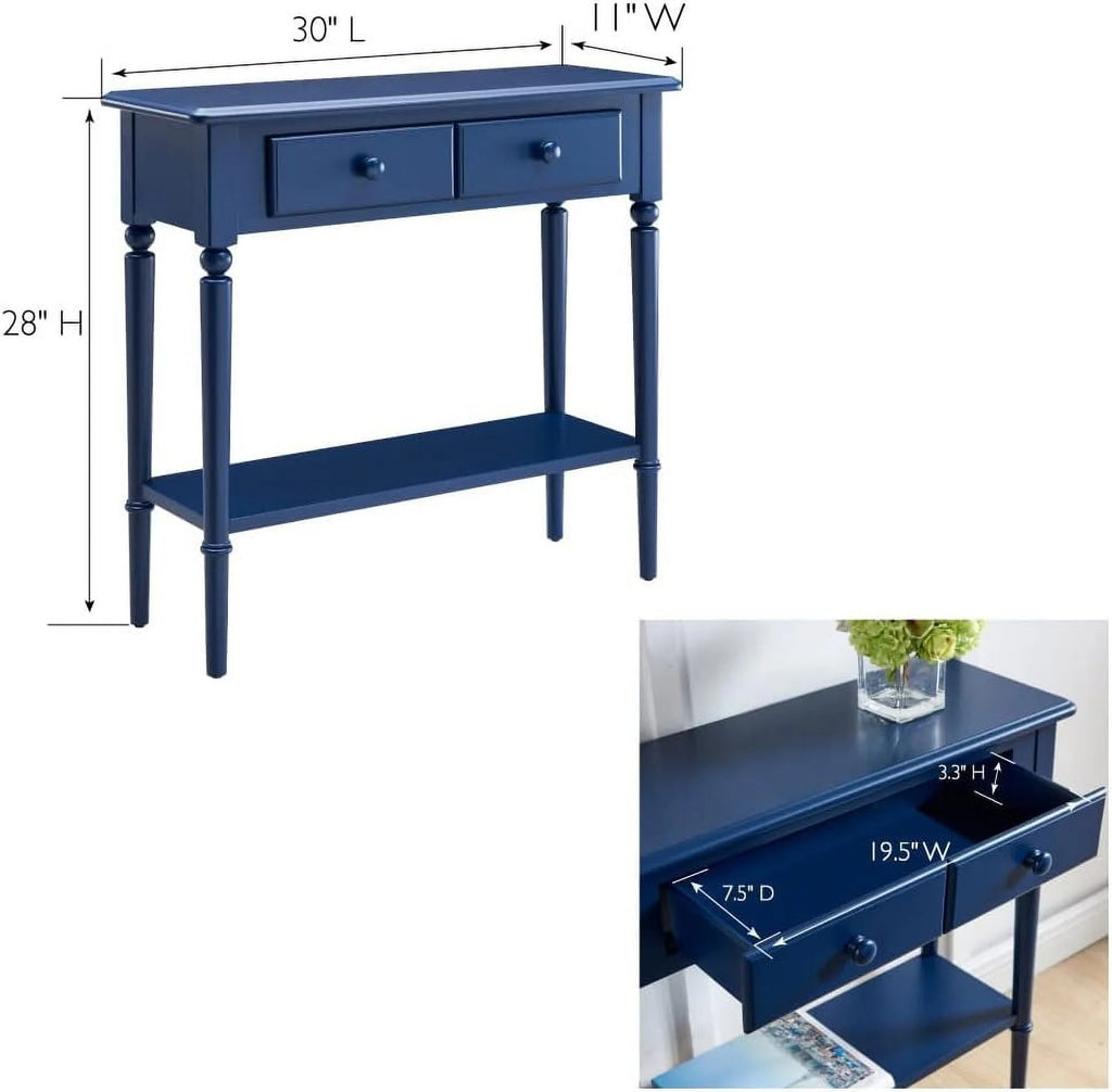 Navy Blue Console Table W78245
