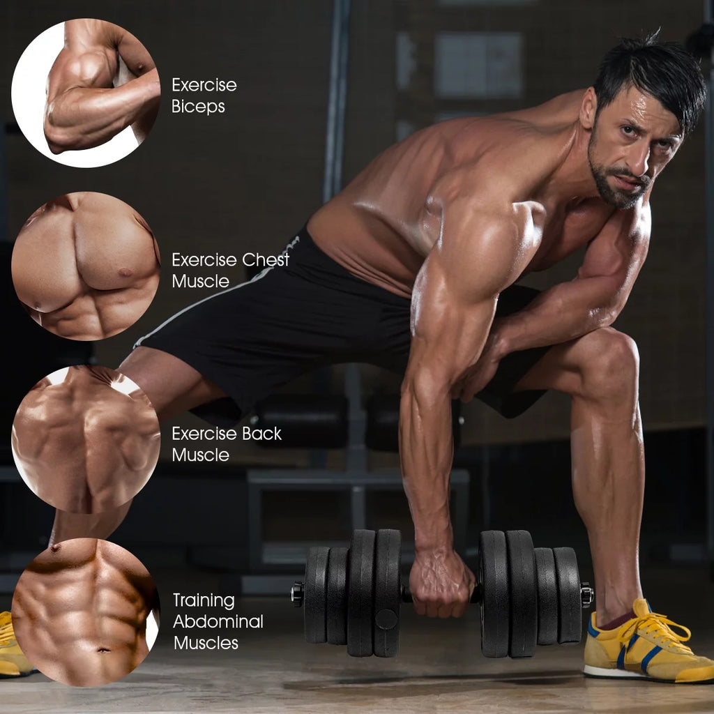 66 LB Dumbbell Weight Set with 16 Adjustable Plates V820079