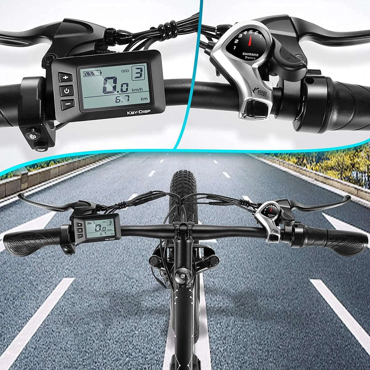 26 x 4.0 Fat Tire 500W All Terrain Electric Bike S734