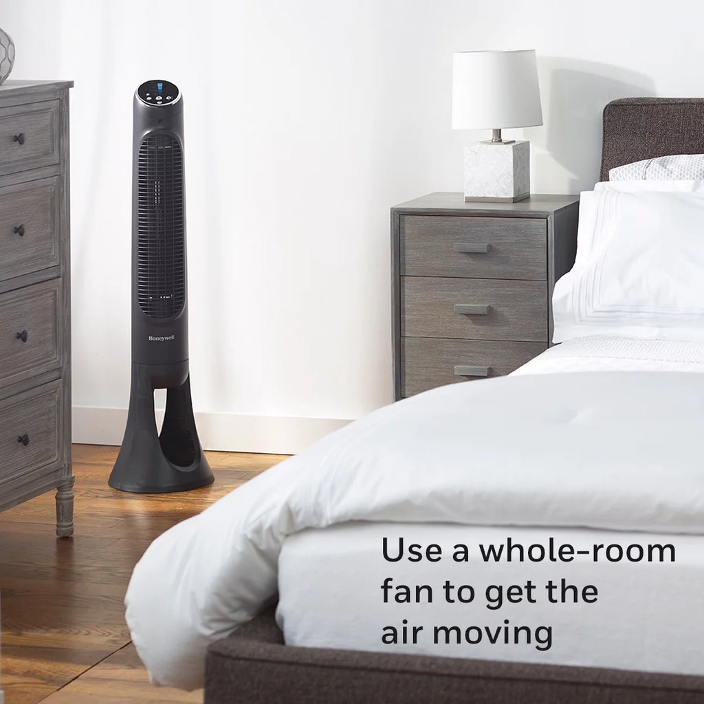 Black Oscillating Electric Tower Fan K315191