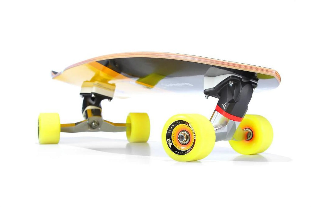 Yellow Carving Skateboard with 70mm Wheels Z1832