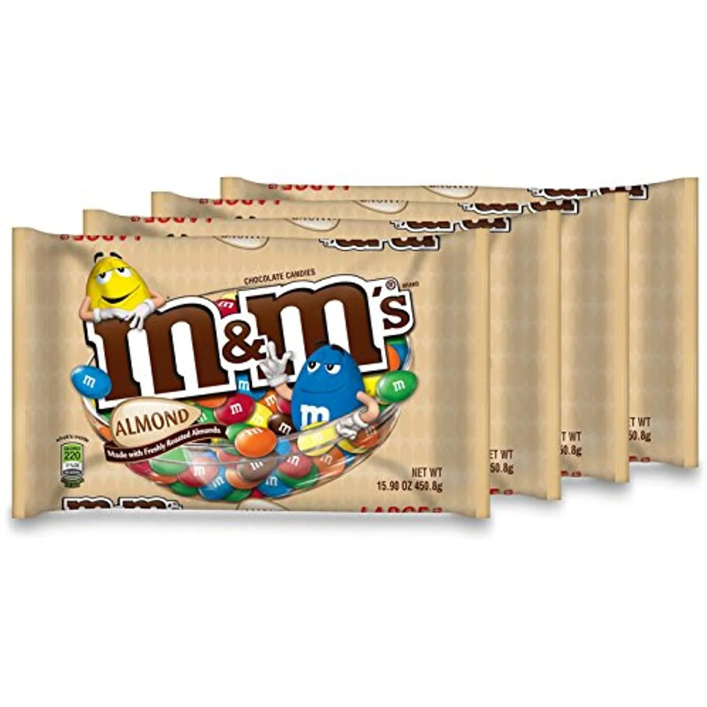 Almond Chocolate Candy 15.9-Ounce Bag Pack Of 4 B22673