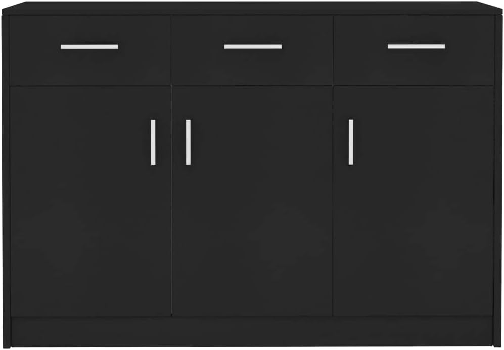 Black Chipboard Sideboard R73026