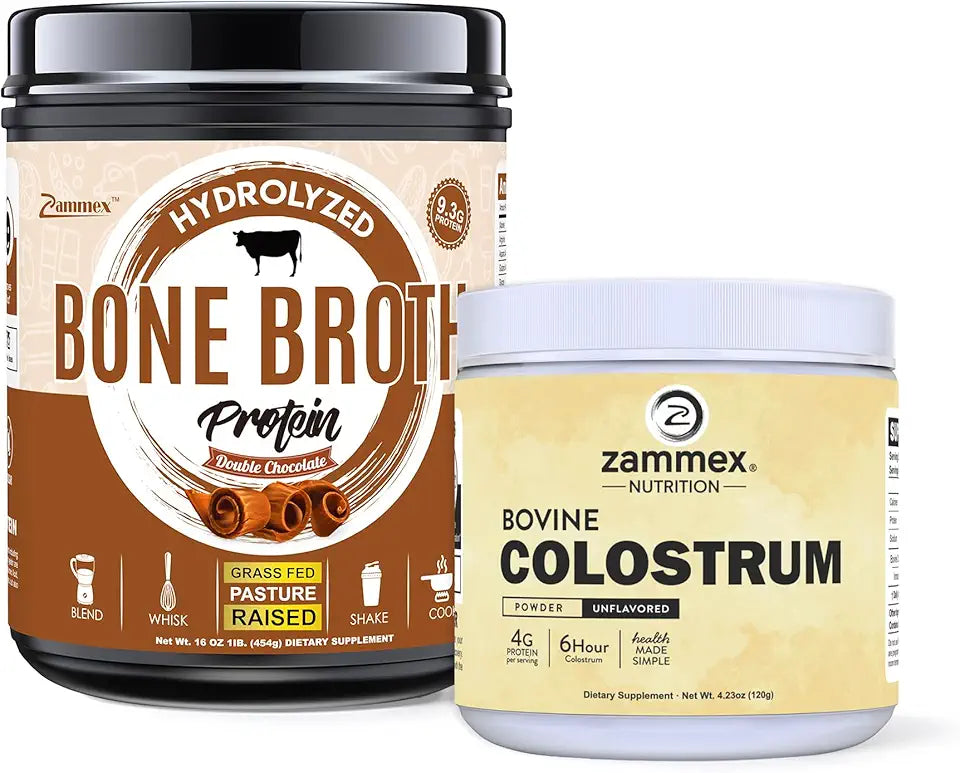 Bone Broth Protein Powder + Bovine Colostrum Powder X992