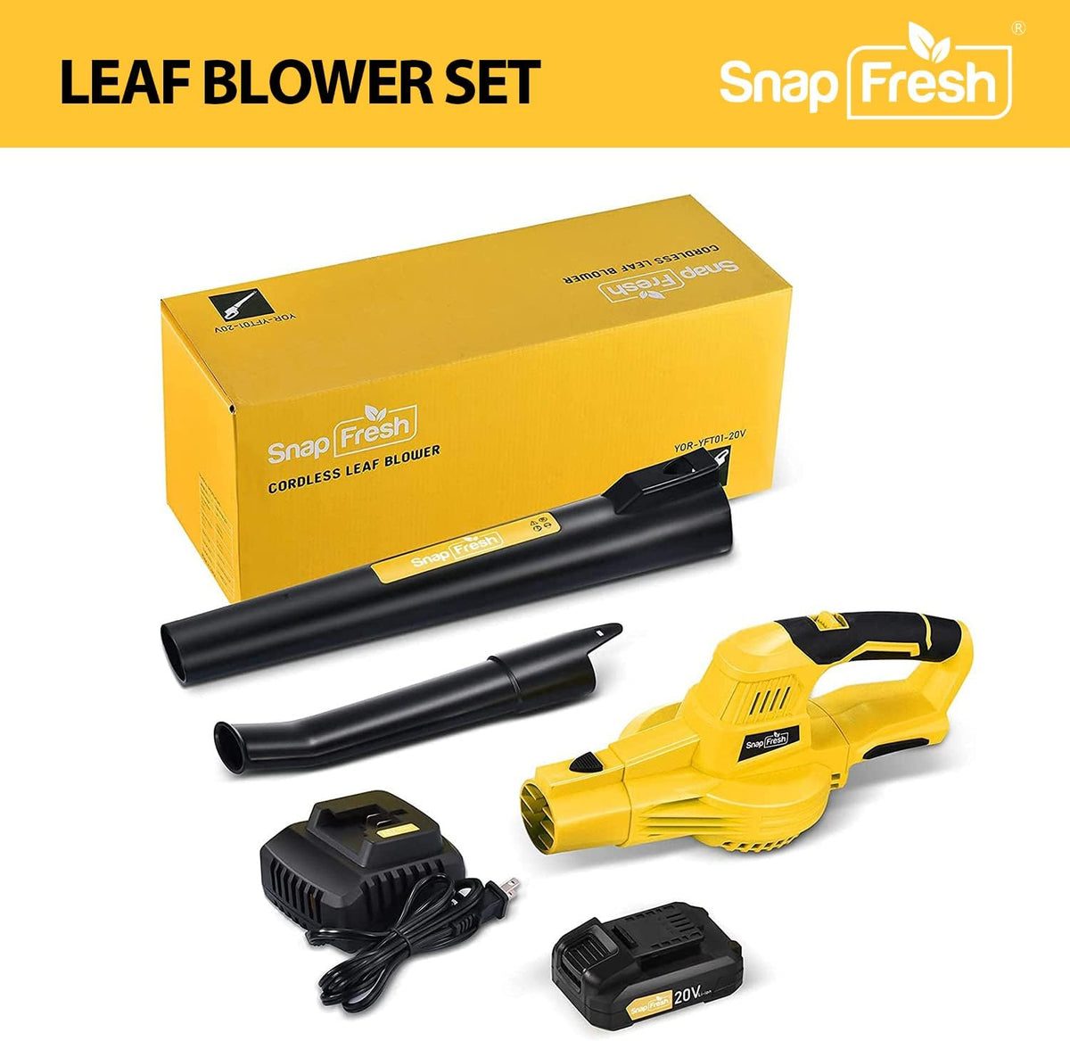 20V Cordless Leaf Blower with Battery & Charger I739594