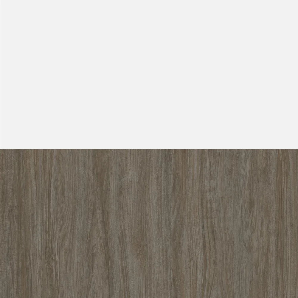 White & Walnut Grey Shelving Unit with Fold-Out Desk X6792