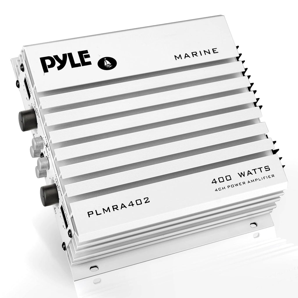400 Watt 4 Channel Waterproof Marine Amplifier Pack of 2 Z452