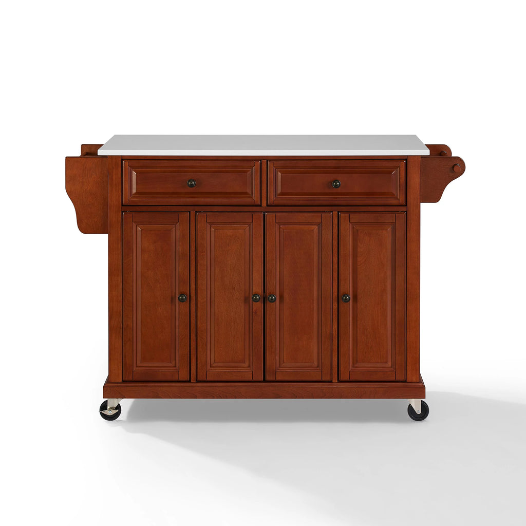 Wood Granite Top Kitchen Cart T350