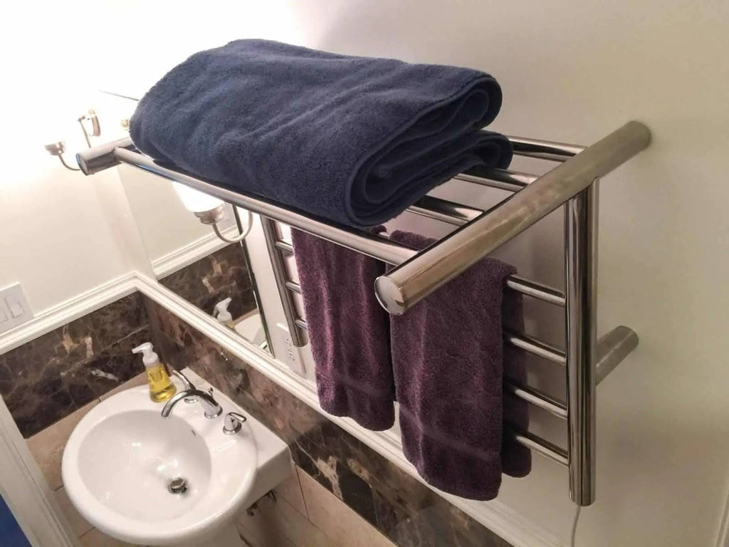 Brushed Towel Warmer Shelf O68850